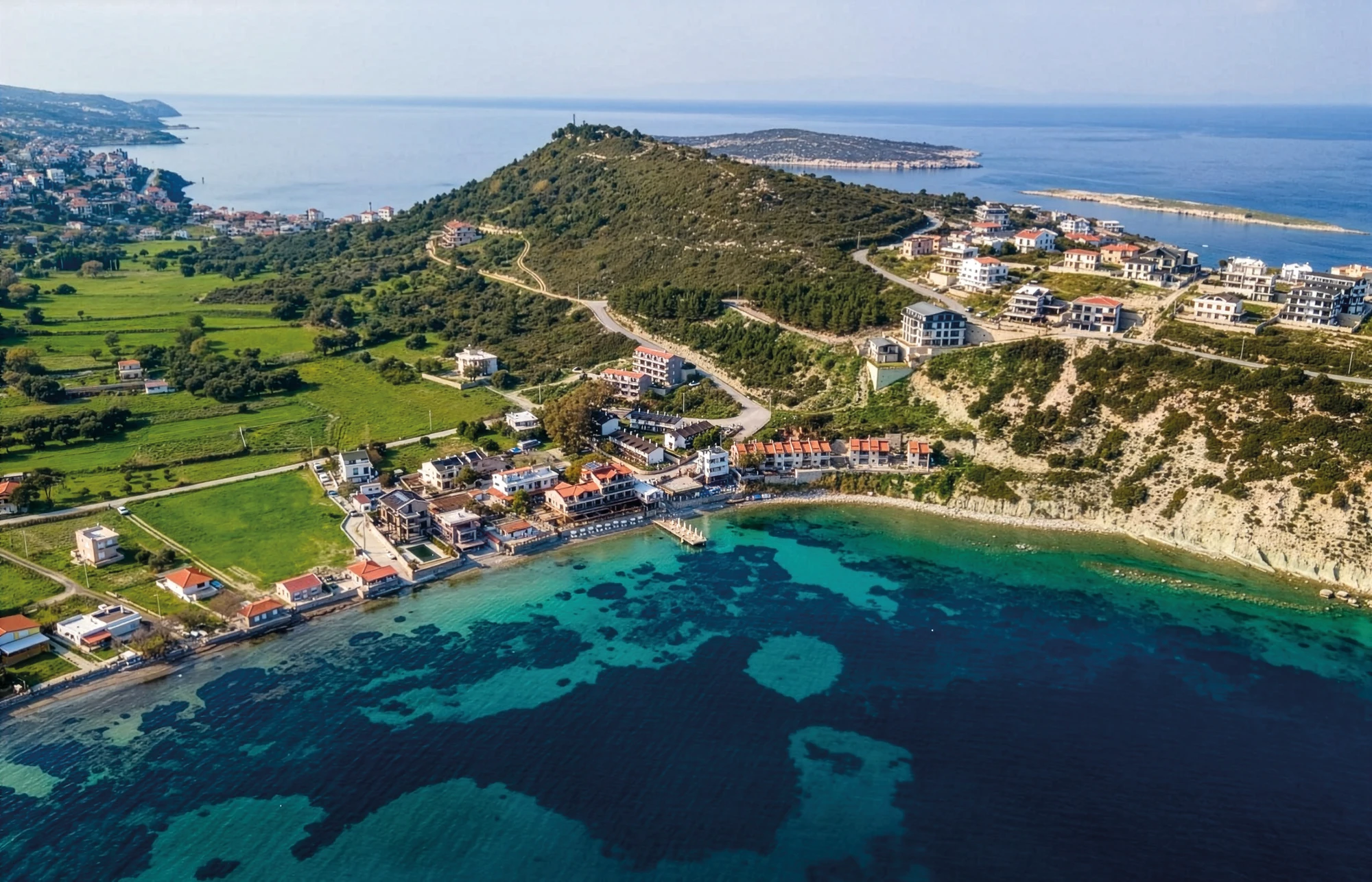 Karaburun’un yeşil kıyıları ve Ege Denizi